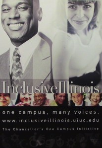 Inclusive Illinois: One Campus, Many Voices poster 