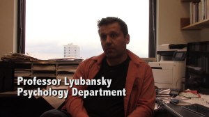 Professor Lyubansky speaks on racism at the University